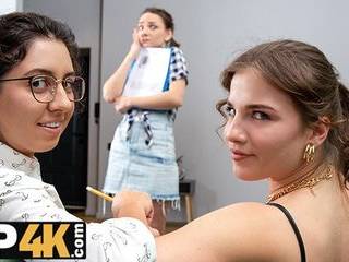 Любопытная домохозяйка попала в мужской клуб порно